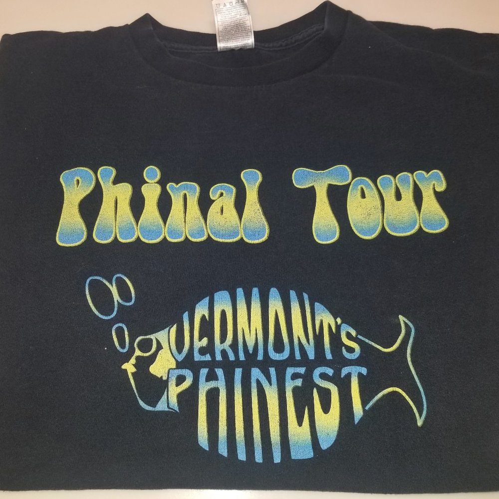 Phish RARE Vintage 2004 Phinal Tour with Tour Schedule on Back Large